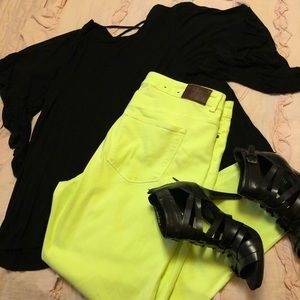 🔥🔥5/$50🔥🔥Lauren neon jeans size 16